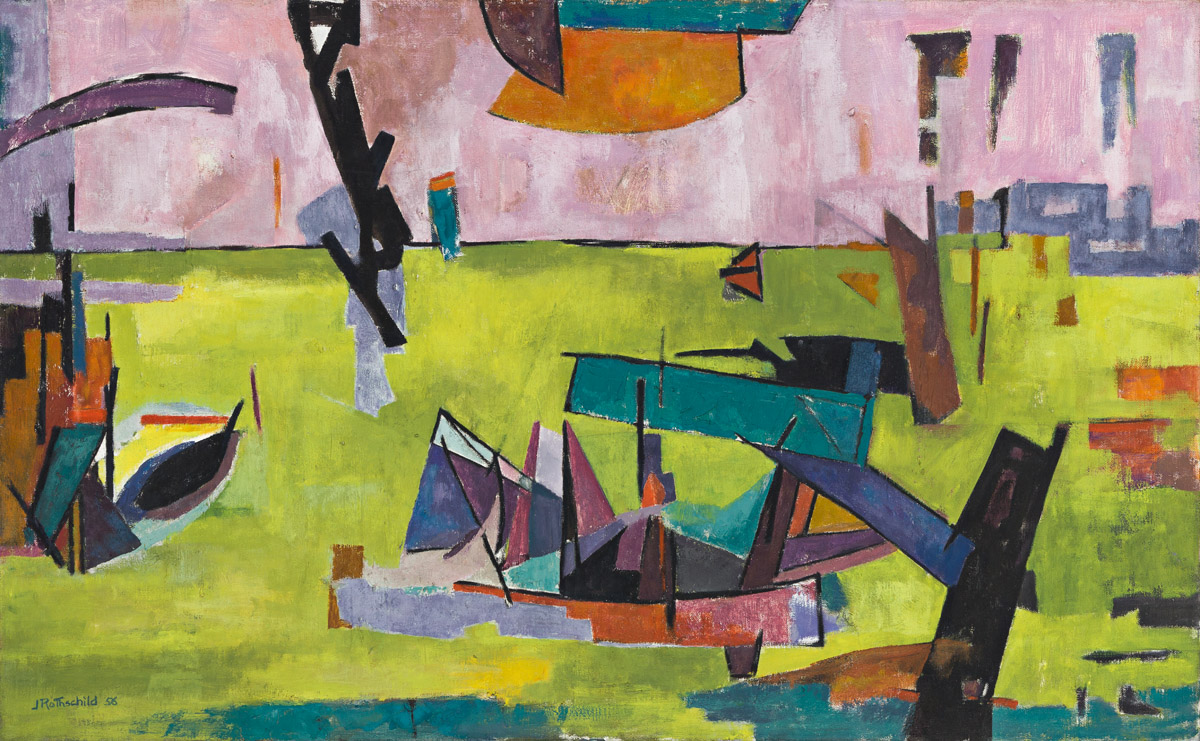 JUDITH ROTHSCHILD (1921 - 1993, AMERICAN) Untitled, (Landscape).